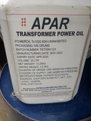 Transformer Power Oil