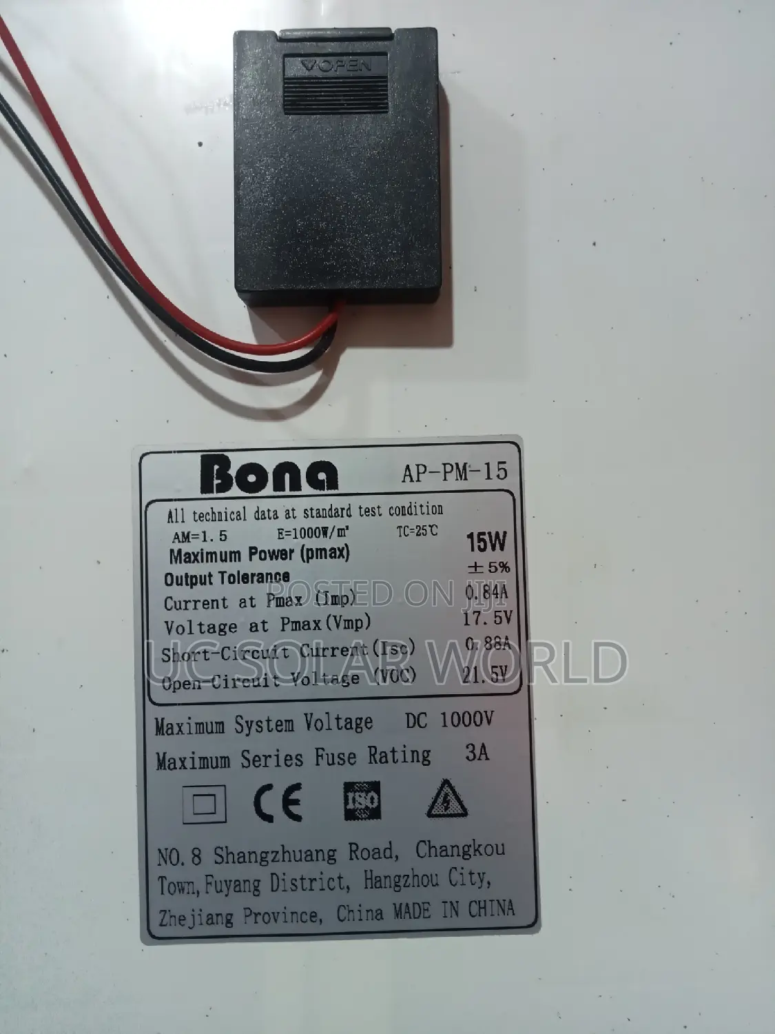 Bona Solar Panel