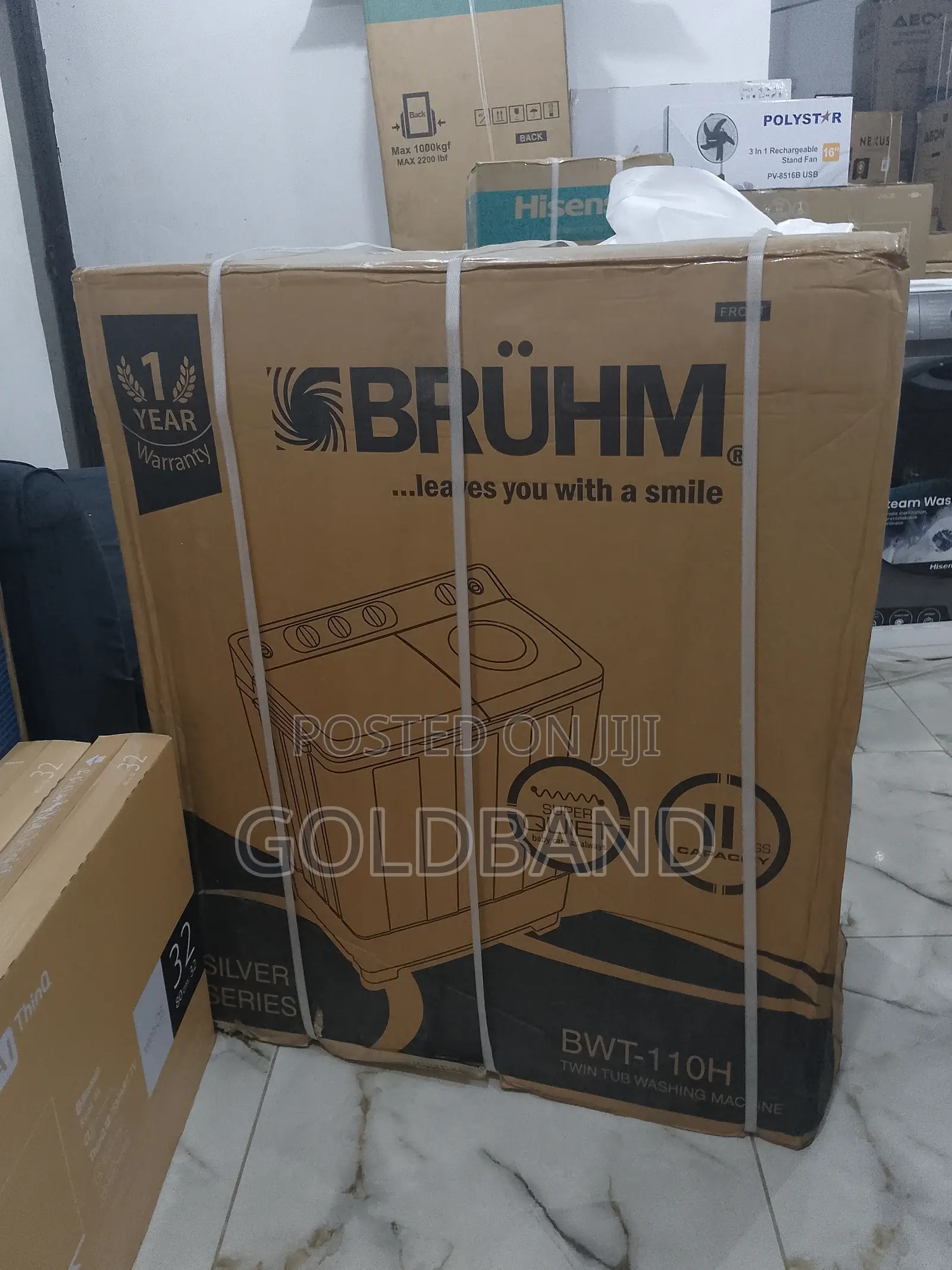 Powerful 11kg Bruhm Washing Machine (Bwt-110h)