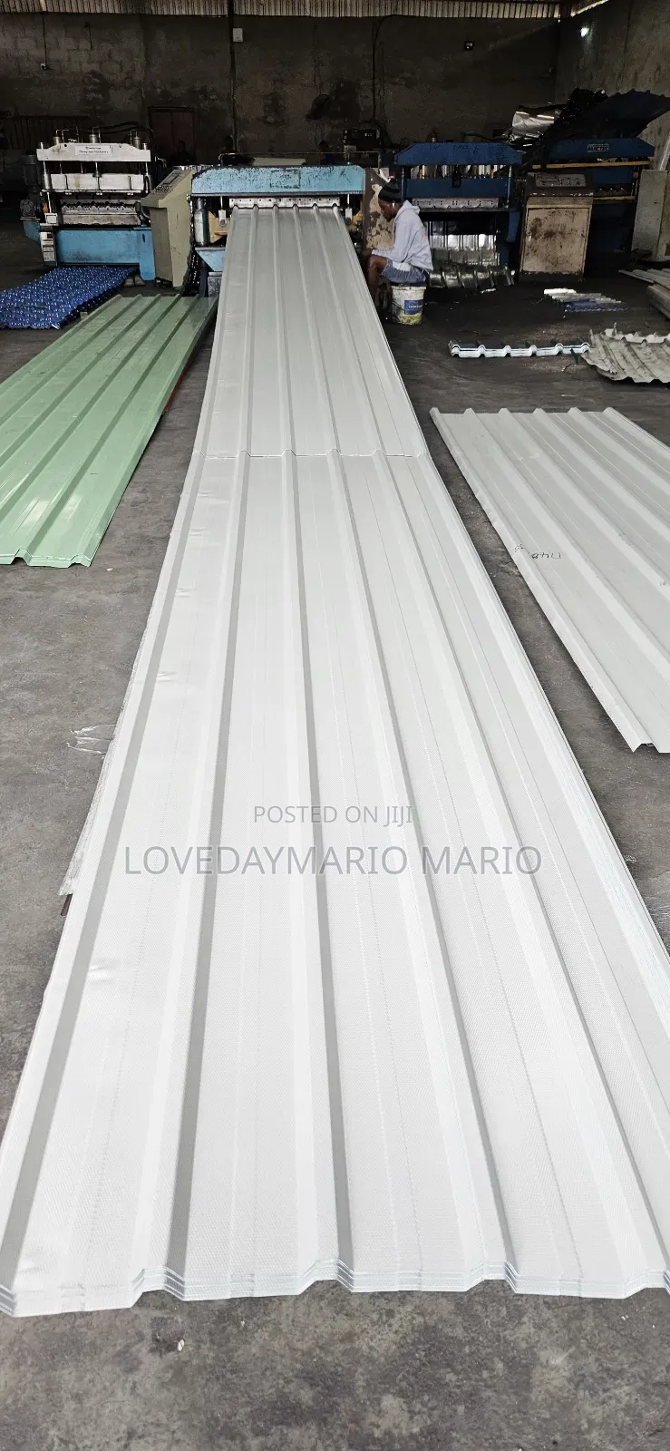 Ivory White Roofing Sheet
