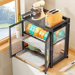 Multifunctional Countertop Rustproof Kitchen Storage Rack