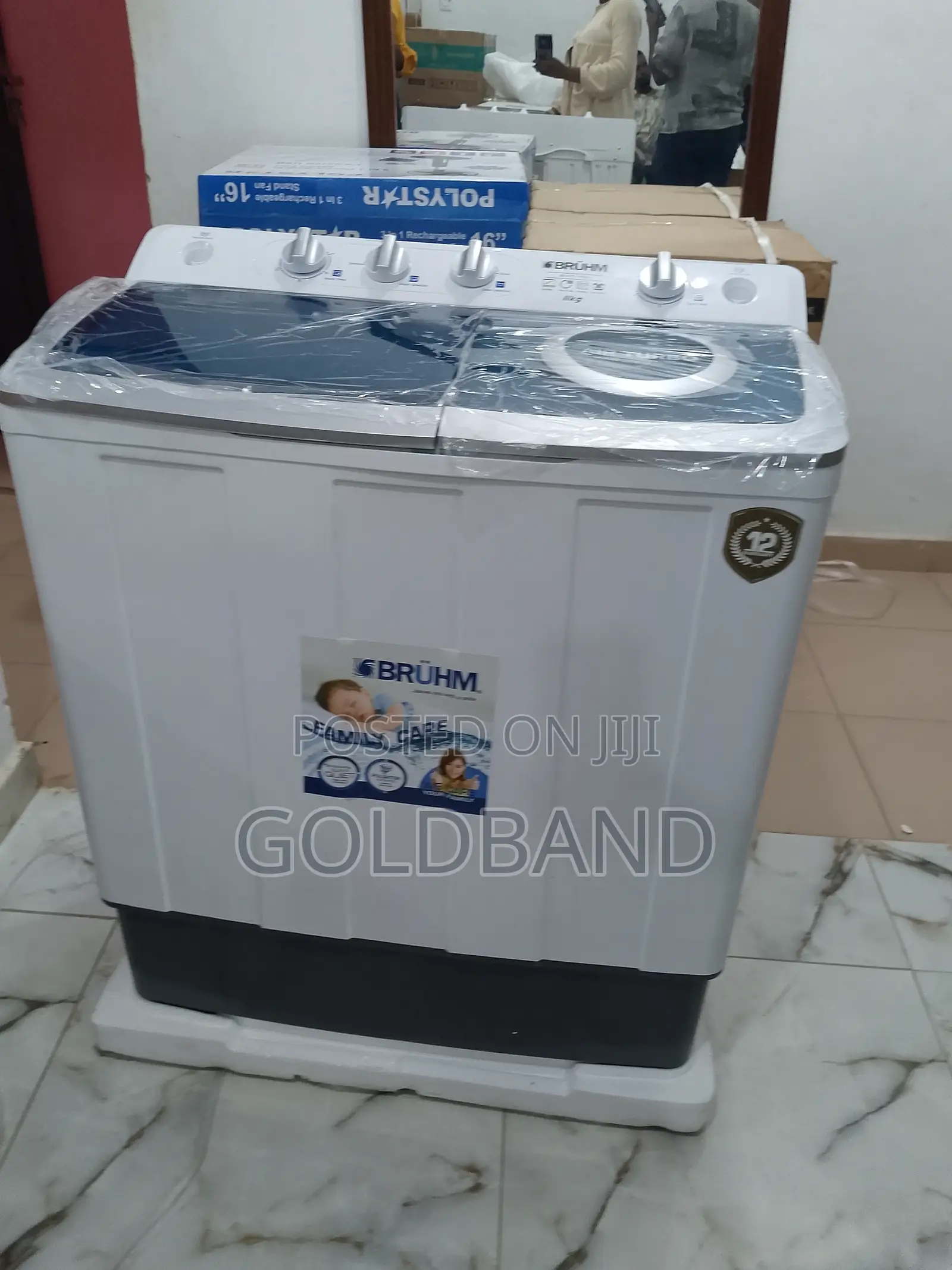 Durable 11kg Washing Machine (Bruhm BWT-110h)