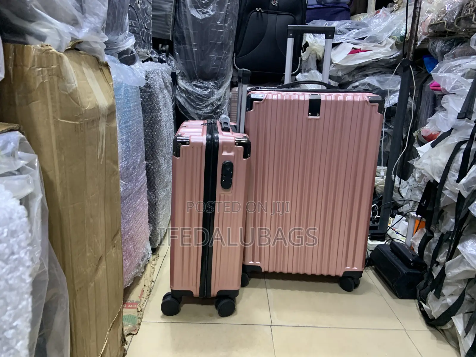 2n1 Quality Plastic Travel Luggage