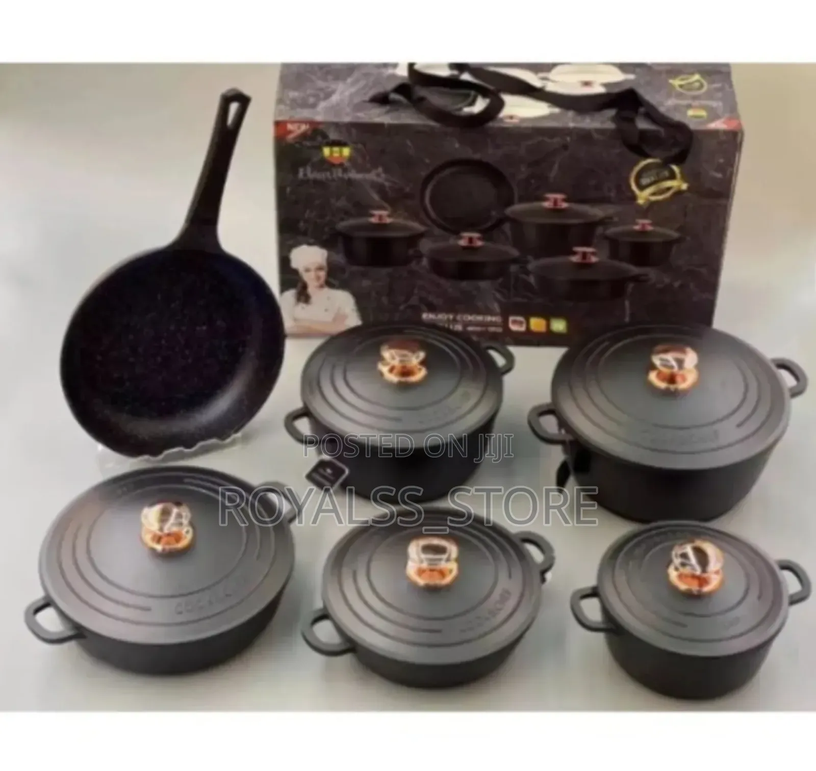 Granite Coated Non Stick Cookware/Pot - 11pieces