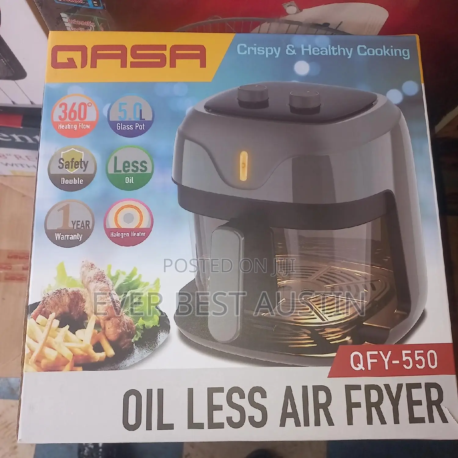 Qasa 5litres Air-Fryer