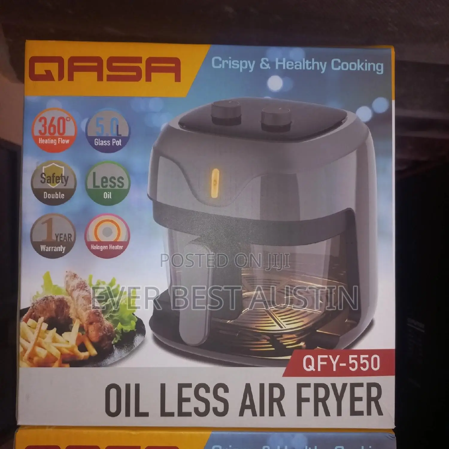 Qasa 5litres Air-Fryer