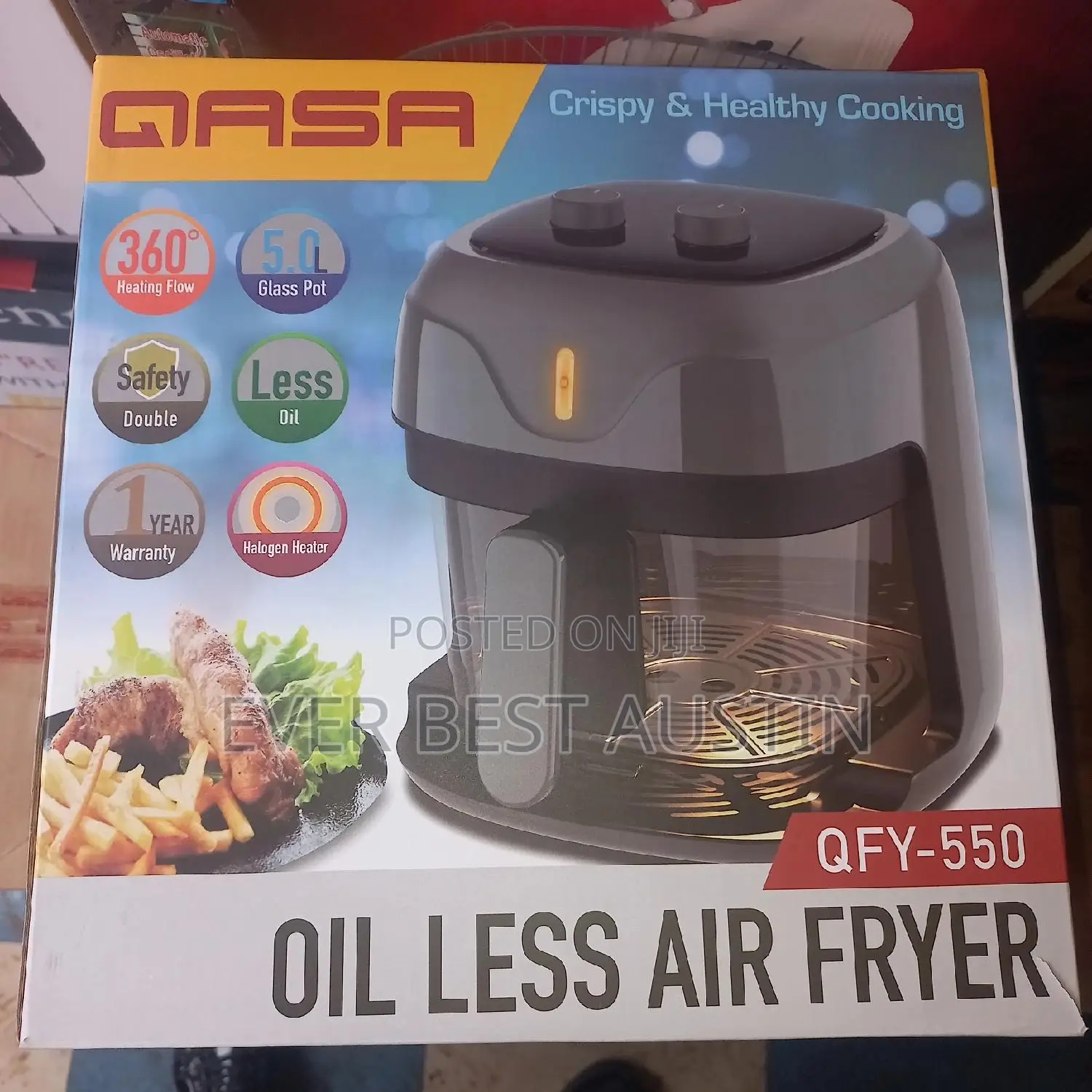 Qasa 5litres Air-Fryer