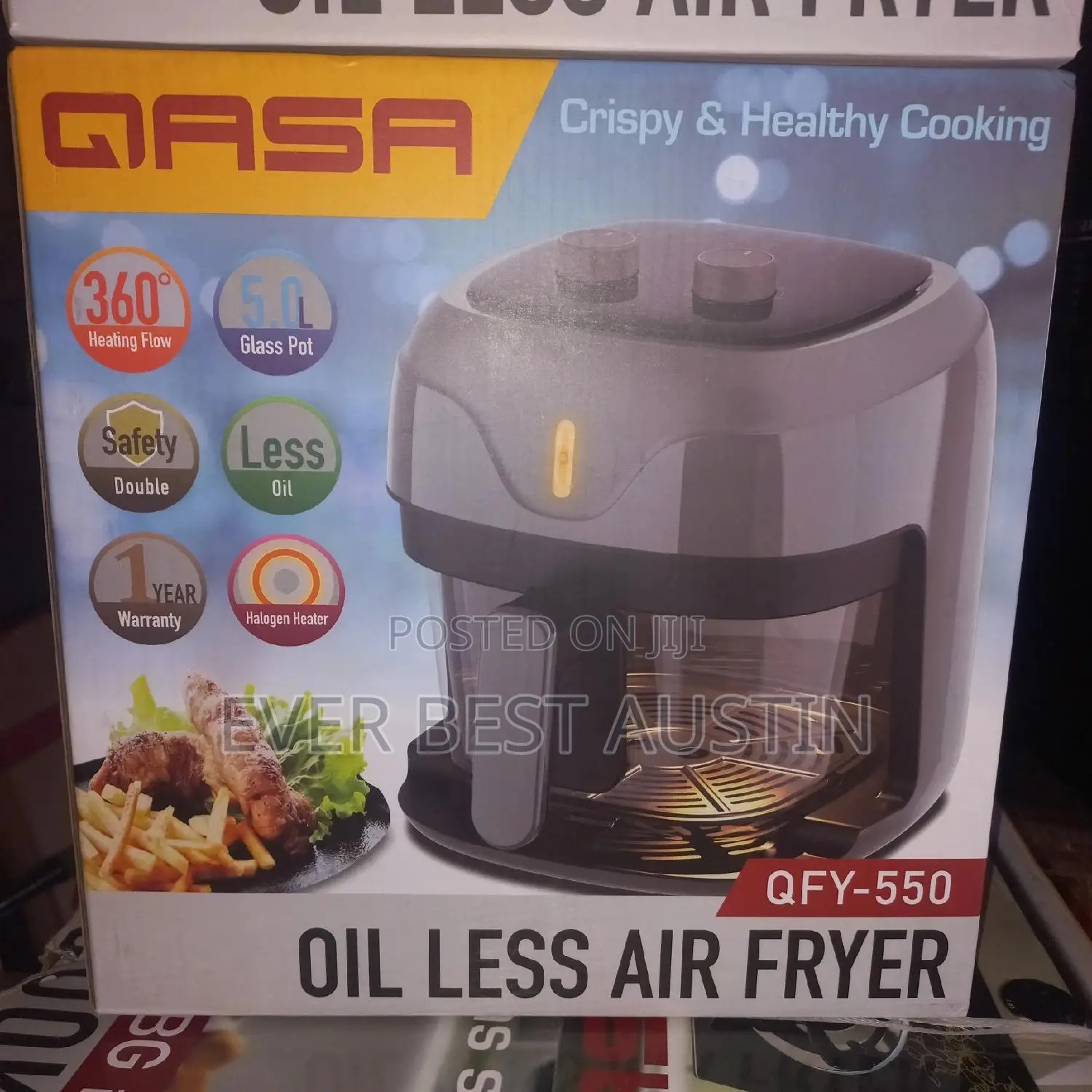 Qasa 5litres Air-Fryer