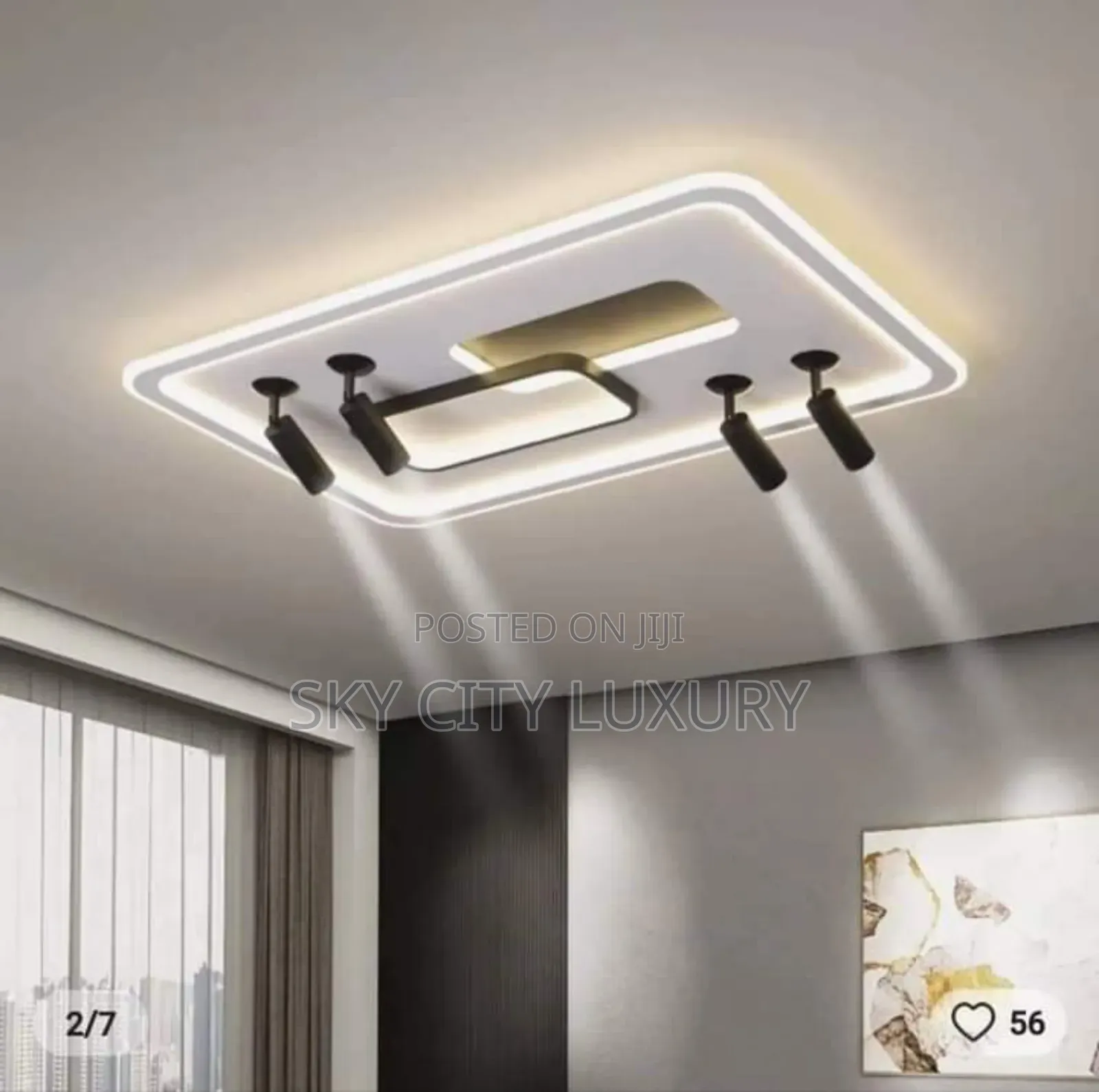 Led Interior Design Ceiling Flush Light