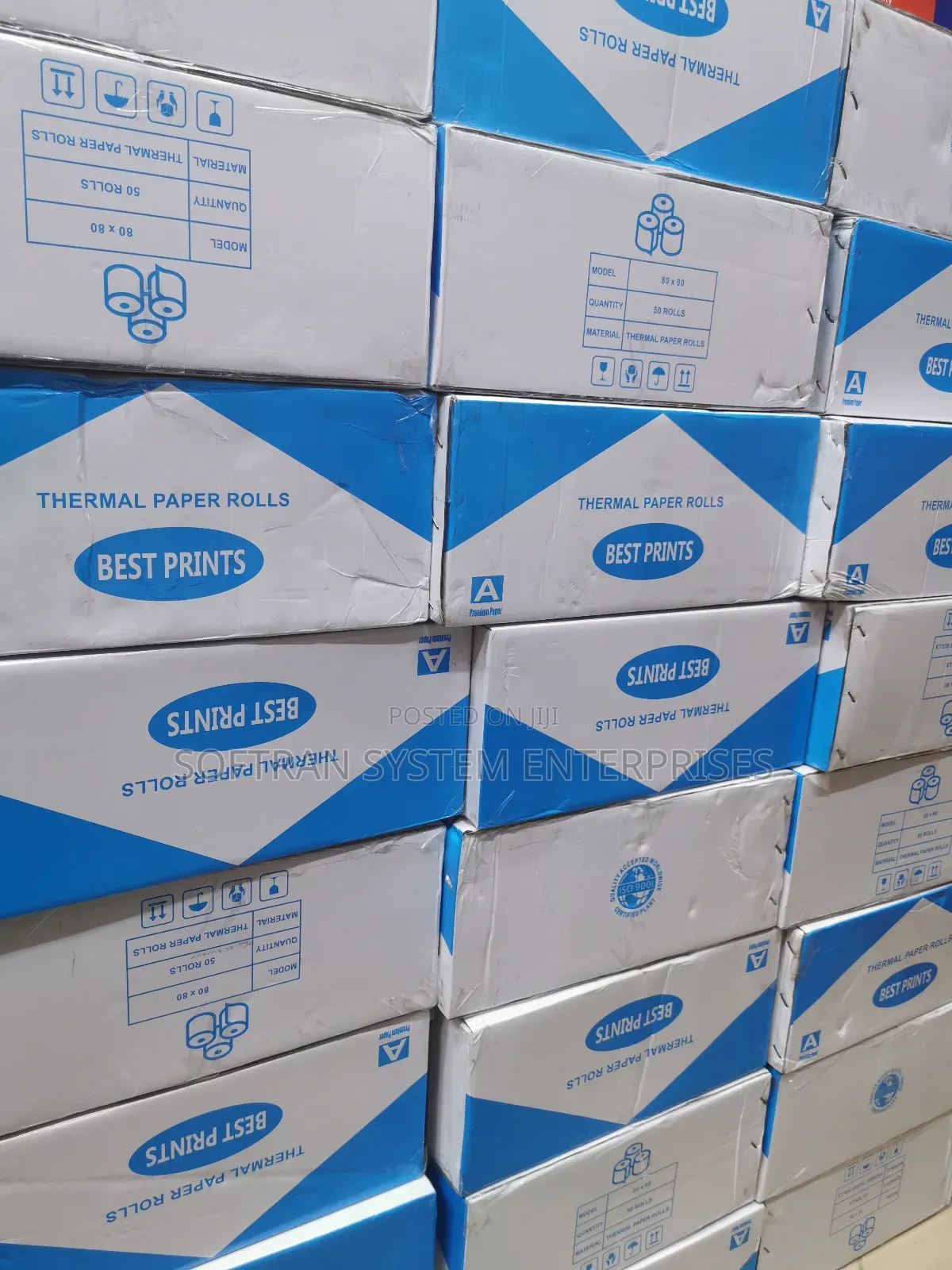 Thermal Paper Rolls ,80x80 by 50'rolls