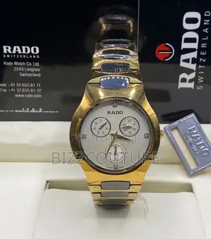 Original RADO Chronograph Silver Mix Gold Chain Watch