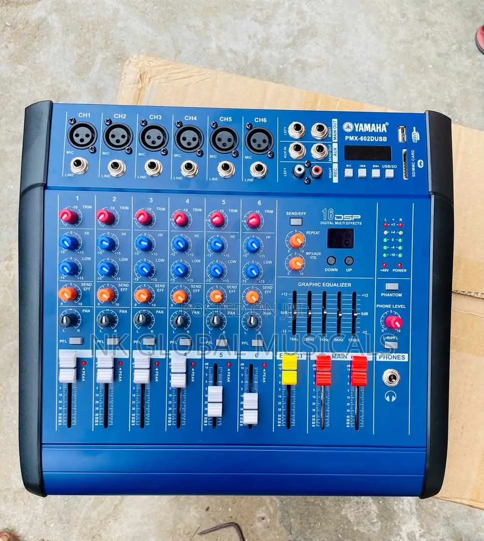 6 Channel Powered Mixer Yamaya