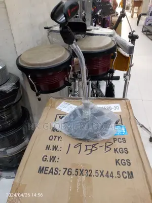 Db Professional Bongo Drum With Gong and Stand