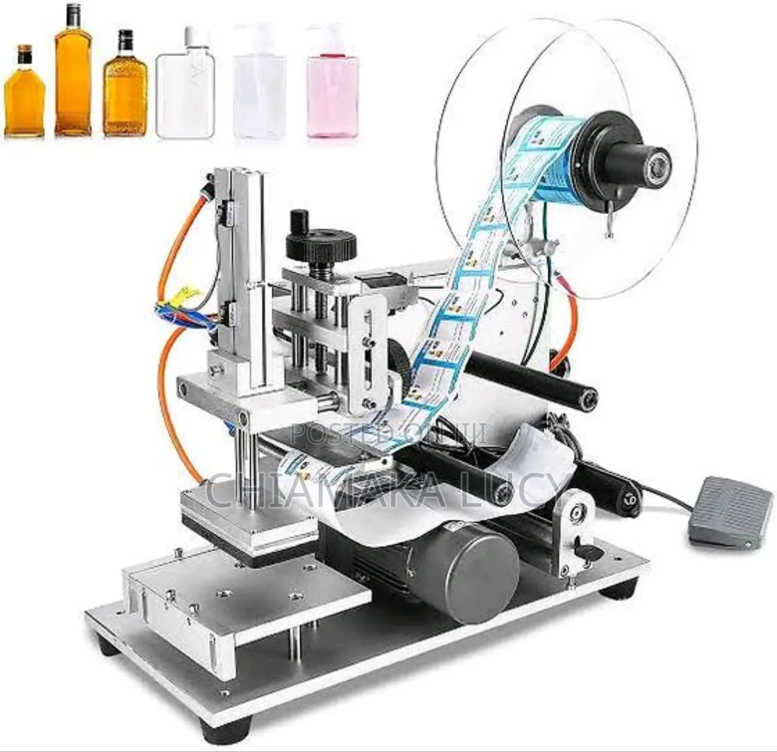 Flat Bottle Labeling Machine