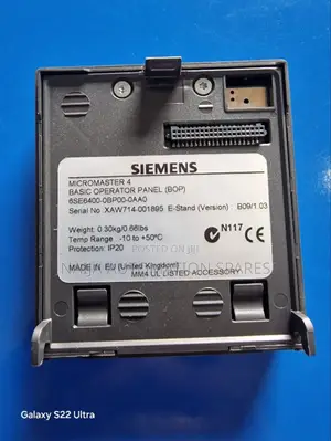 Siemens 6se6400-0bp00-0aa0 MICROMASTER Basic Operator Panel