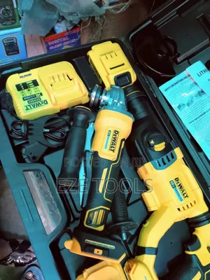 Set of Angle Grinder and Hammer Drill