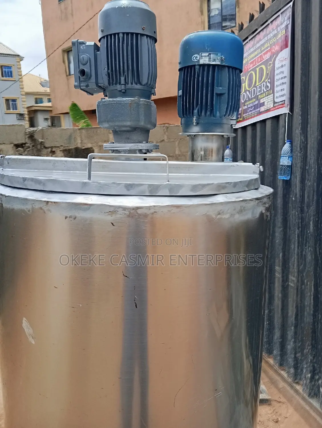 Pasteurizer Homogeniser Tank 500L