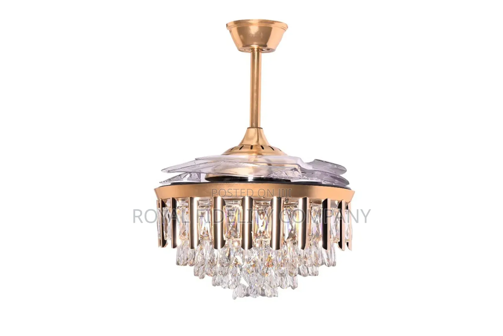 Fan Crystal Chandelier