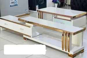 Turkish Adjustable Tv Stand With Center Table to Match
