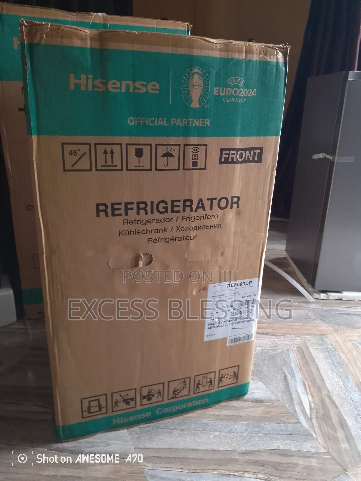 Hisense 90l Silver Refrigerator Single Door-ref093dr