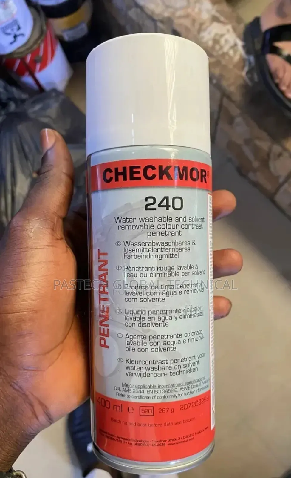 Chemtell Checkmor 240 Waterwashable Red Dye Penetrant for sale ...