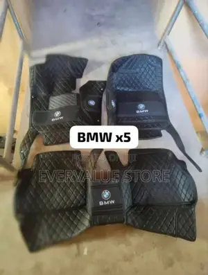 BMW X5 Tile Customized Floor Mat With Logo