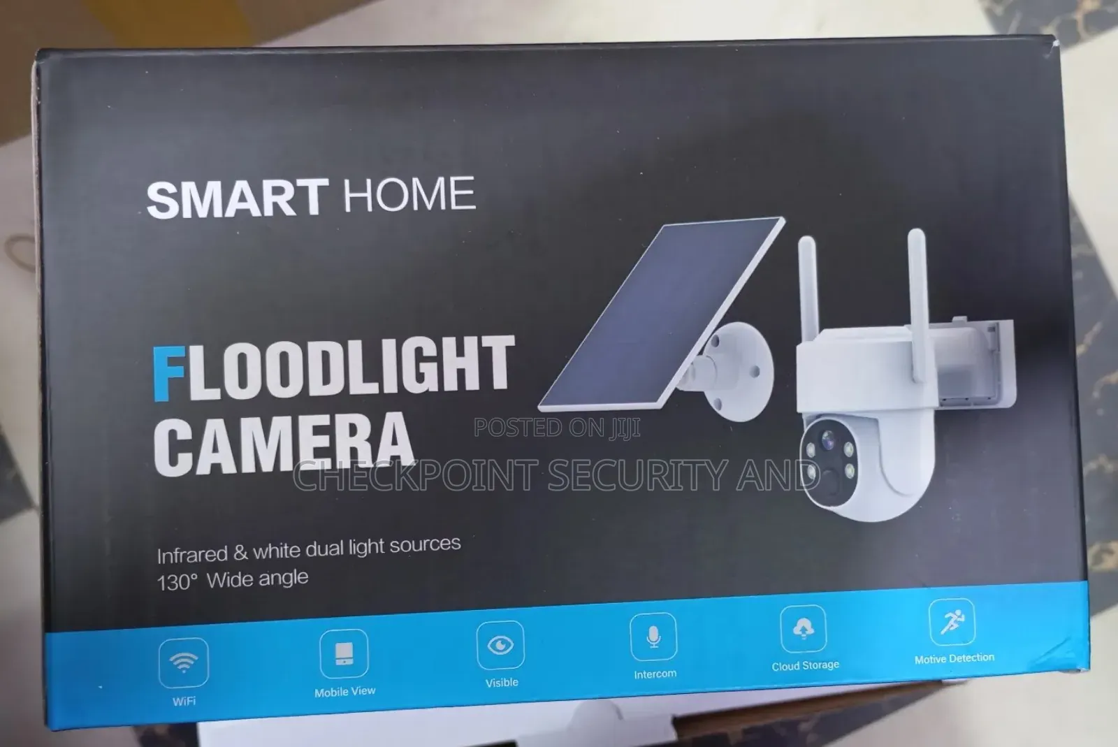 Paxvison Ubox 4G Floodlight Solar PTZ Camera.
