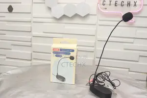Wired Desk Microphone Slimline Mic With 3.5mm Jack Plug