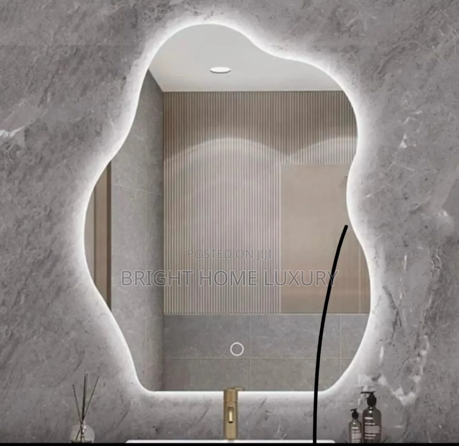 Shapeless Wall Mounted Bathroom Led Mirror
