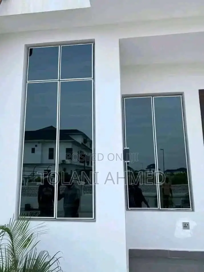 Frameless Window Attached With Burglary