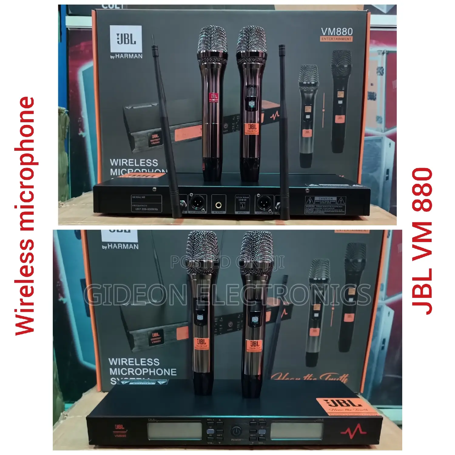 JBL Wireless Microphone VM 880