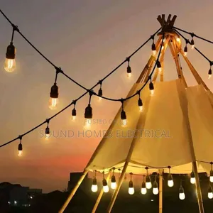 10 Meters 20 Lampholders String Lights/ Rope Lampholders