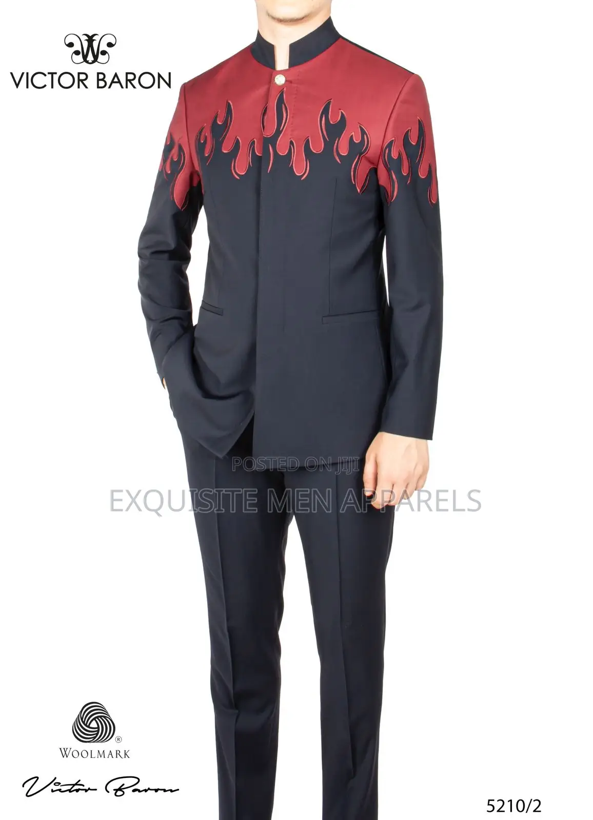 Italian Clerical Victor Baron Safari Men’S Suits