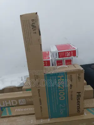 Very Lound Hisense 240W Hs2100 Sound Bar System