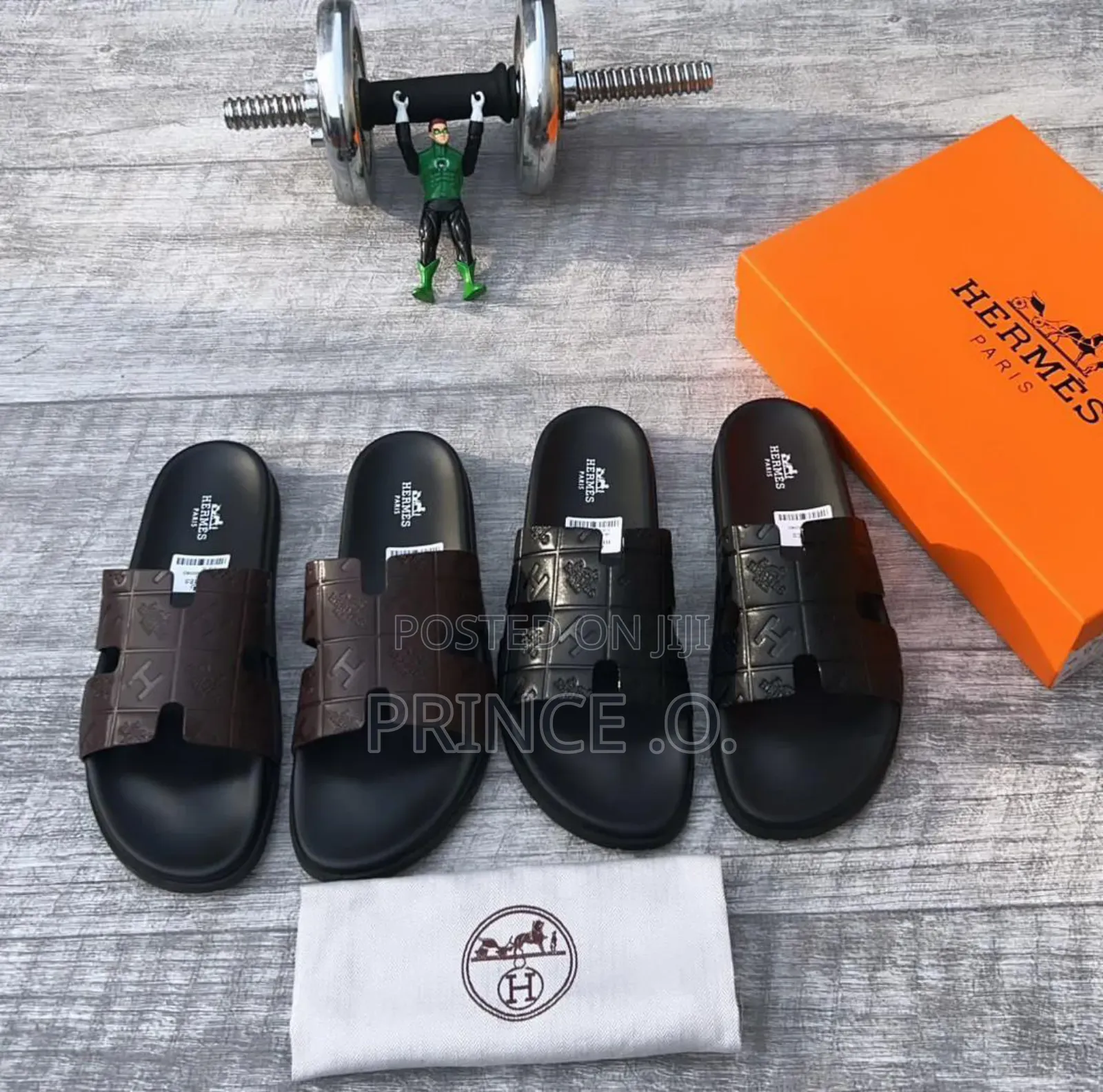 Pure White Hermes Slippers