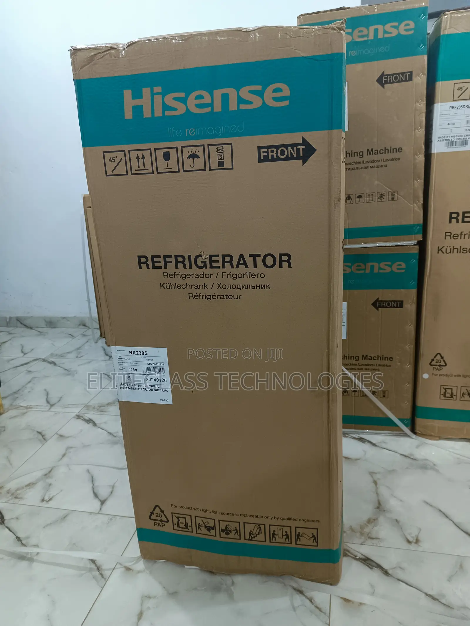 Sound Proof Hisense Refigerator RR230S