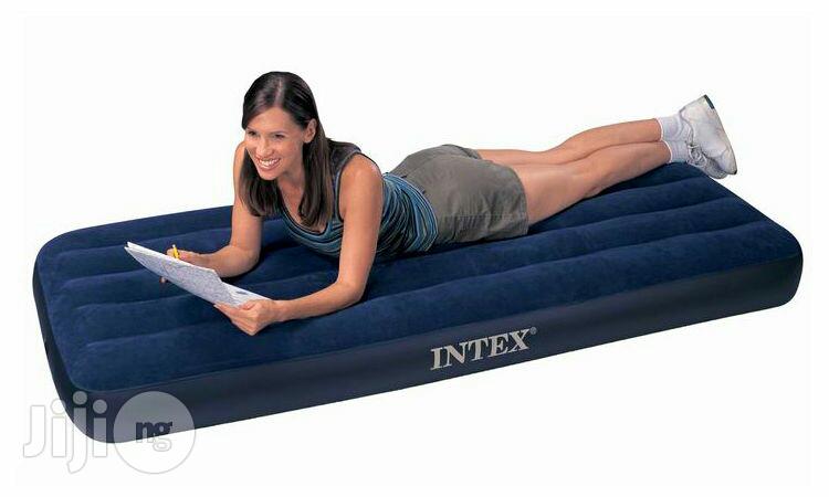 Intex Single Inflatable Mattress With Pump