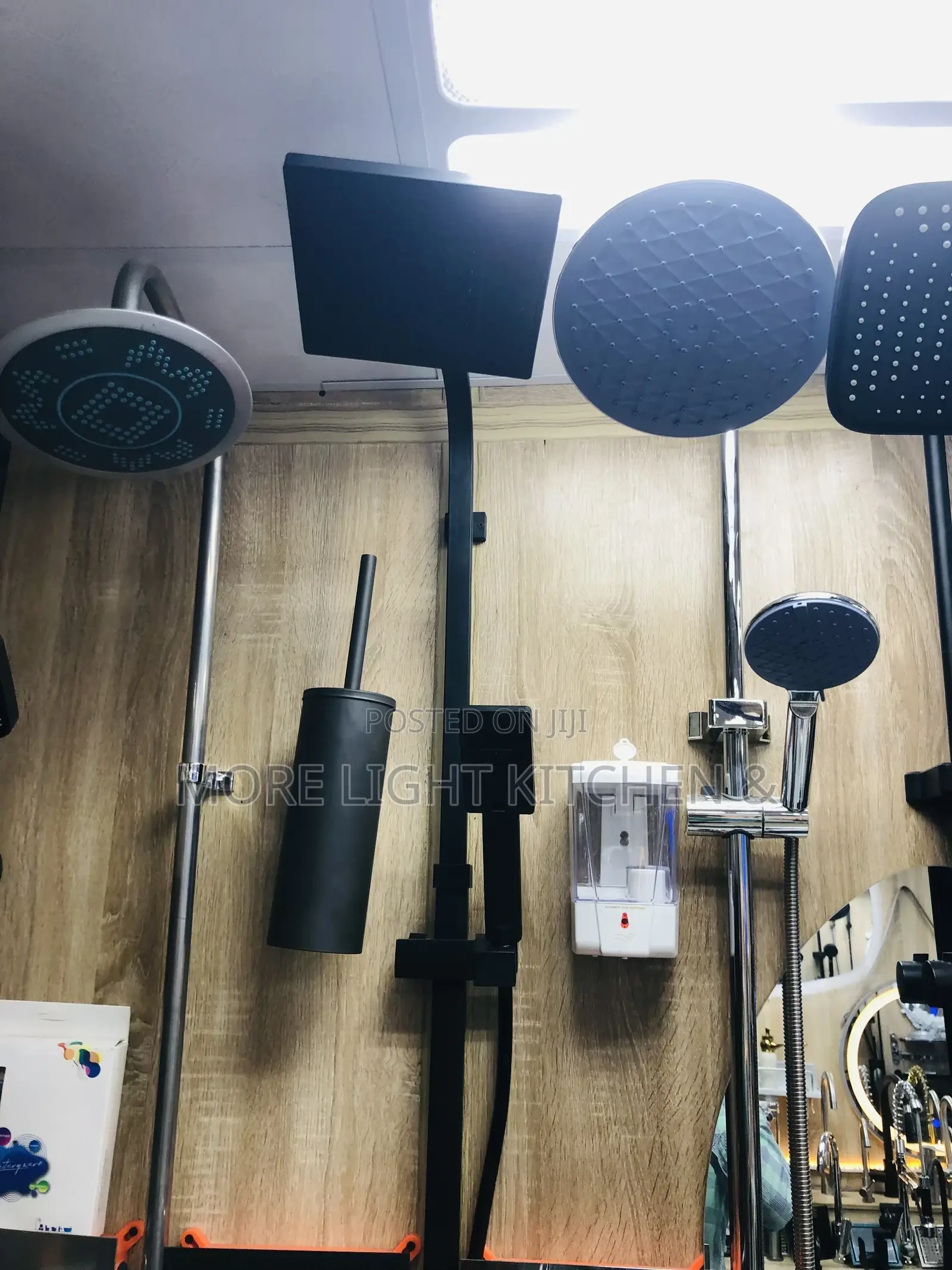 Executive Black Shower