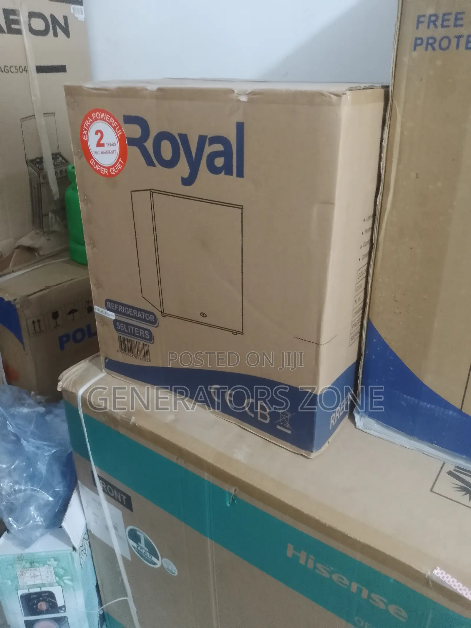 Fast Cooling Royal 45L Bedside Refrigerator Rref55bf