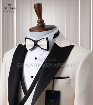Ceremonial Shinny Fabrics Tuxedo Men’S Suit