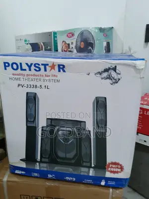 41000W "Pv-3338-5.1L" Poly Star Sound Bar System