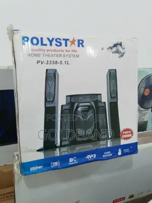 Sleek Poly Star Sound Bar System "Pv-3338-5.1l"