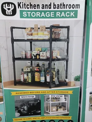 3 Layer Kitchen and Bathroom Storage Rack