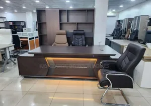 Director Office Table Shelf and Chair's