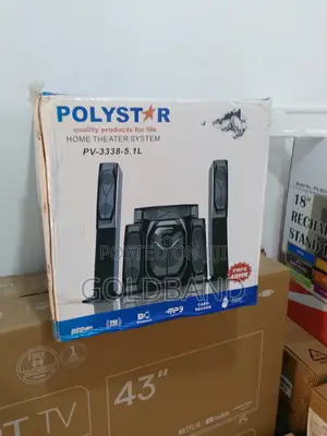 Extremely Srong Polystar Pv-3338-5.1l Sound Bar System
