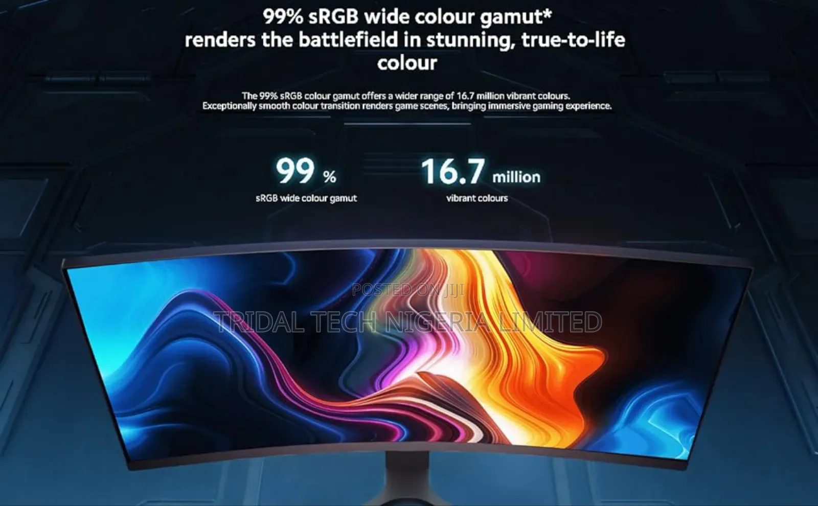 Xiaomi Mi 34" Ultrawide Quad Hd 144hamd Curved Gaming Monito