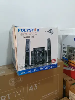 Sleek and Responsive Polystar Sound Bar System "Pv-3338-5.1l
