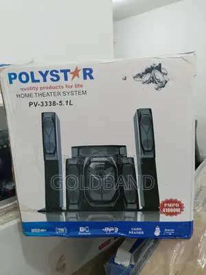 Sleek and Responsive Polystar Sound Bar System "Pv-3338-5.1l