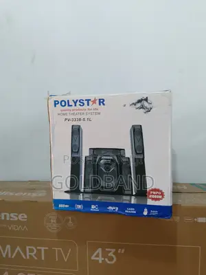 Most Durable Poly Star Sound Bar System "Pv-3338-5.1l"