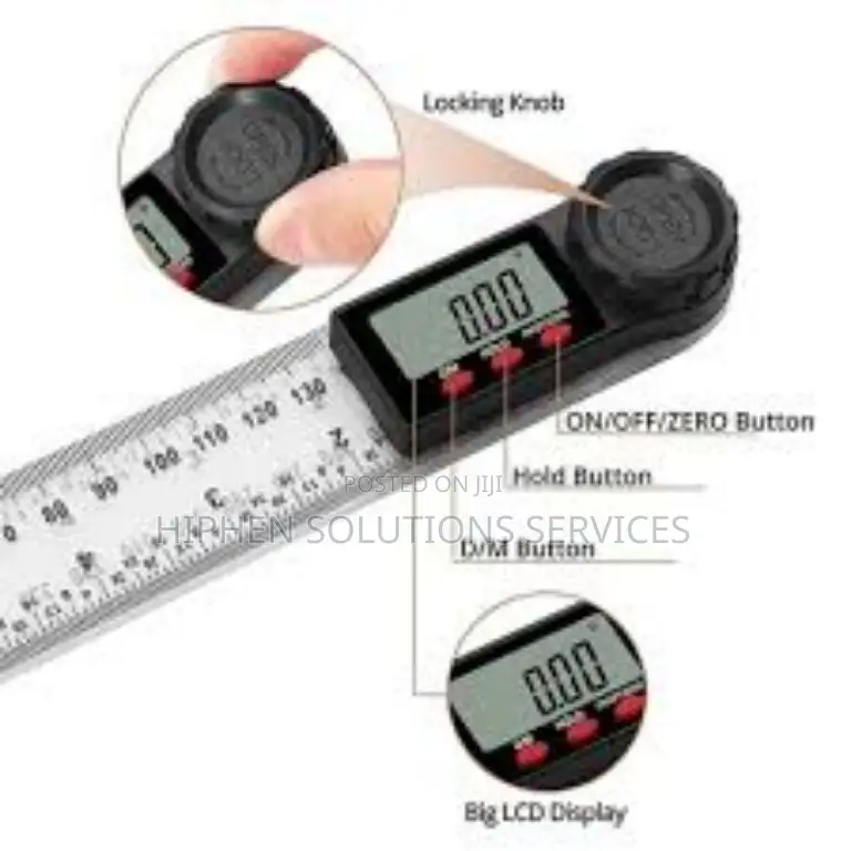 Stainless Steel 200 Mm Digital Electronic Angle Finder